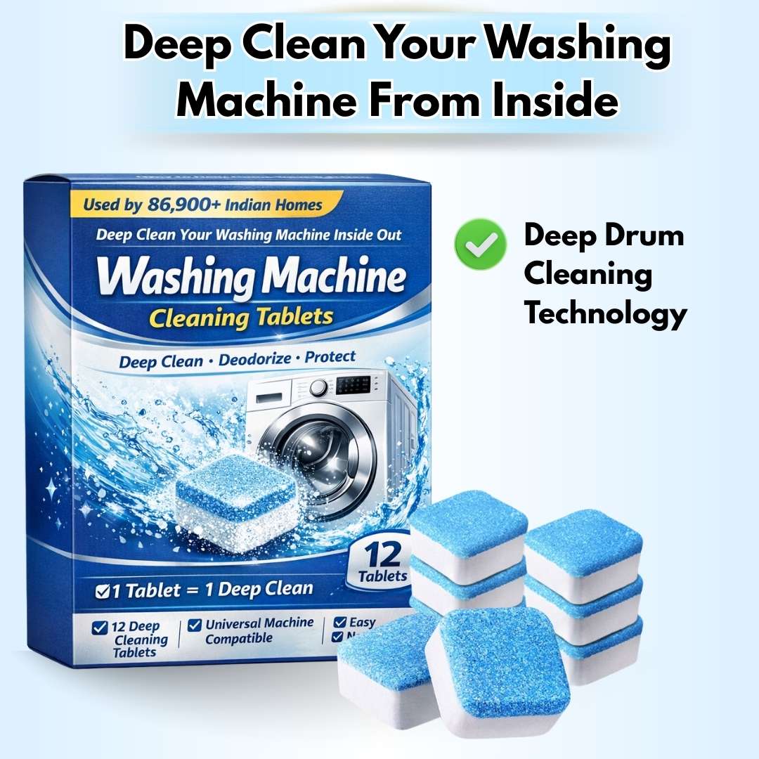 Powerful Washing Machine Cleaning Tablets | BUY 1 GET 1 FREE!