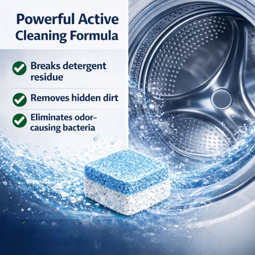 Powerful Washing Machine Cleaning Tablets | BUY 1 GET 1 FREE!