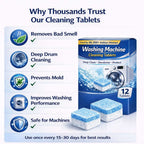 Powerful Washing Machine Cleaning Tablets | BUY 1 GET 1 FREE!