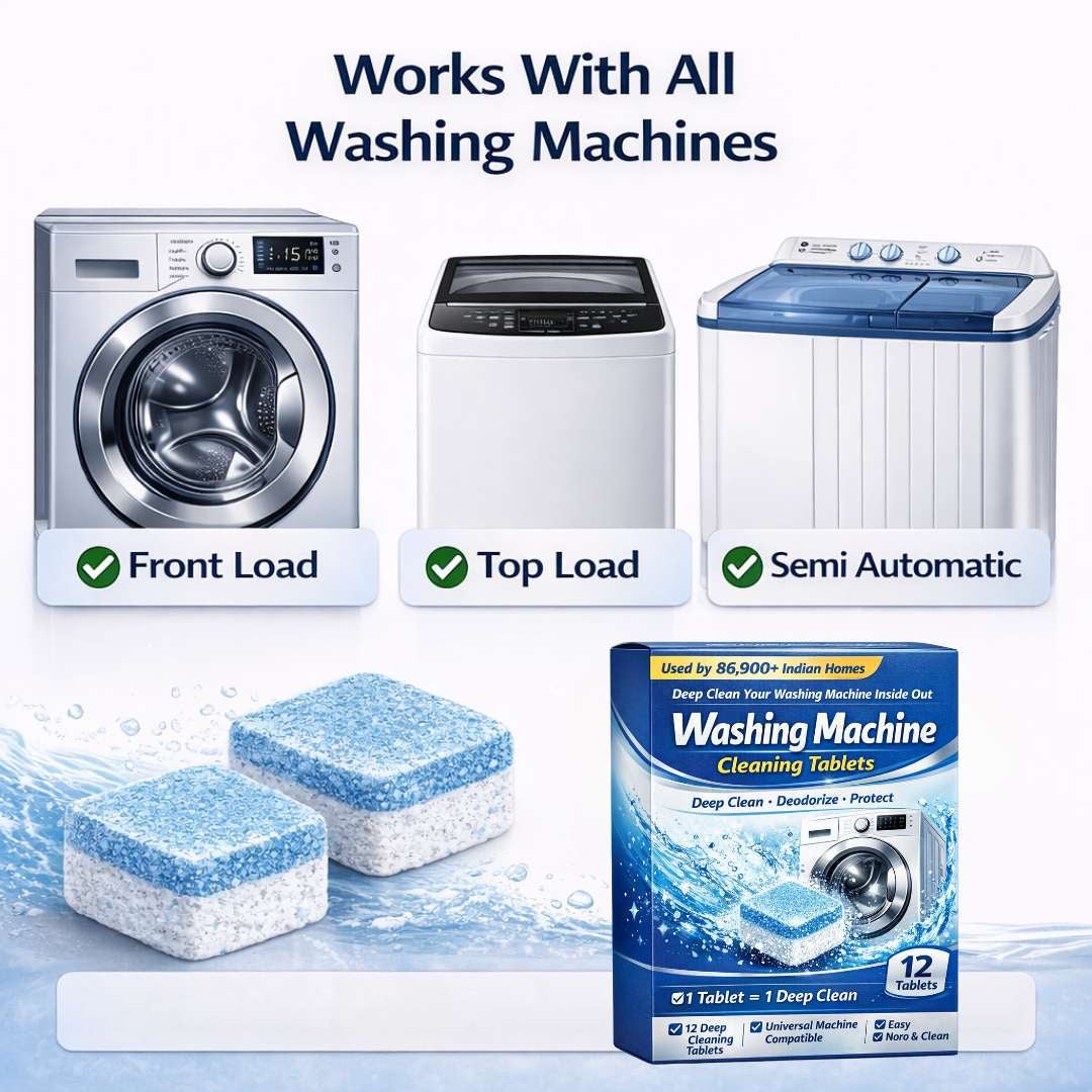 Powerful Washing Machine Cleaning Tablets | BUY 1 GET 1 FREE!
