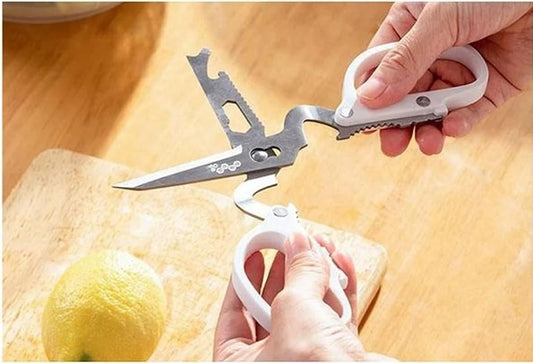 Multifunctional Portable Detachable Stainless Steel Kitchen Scissors