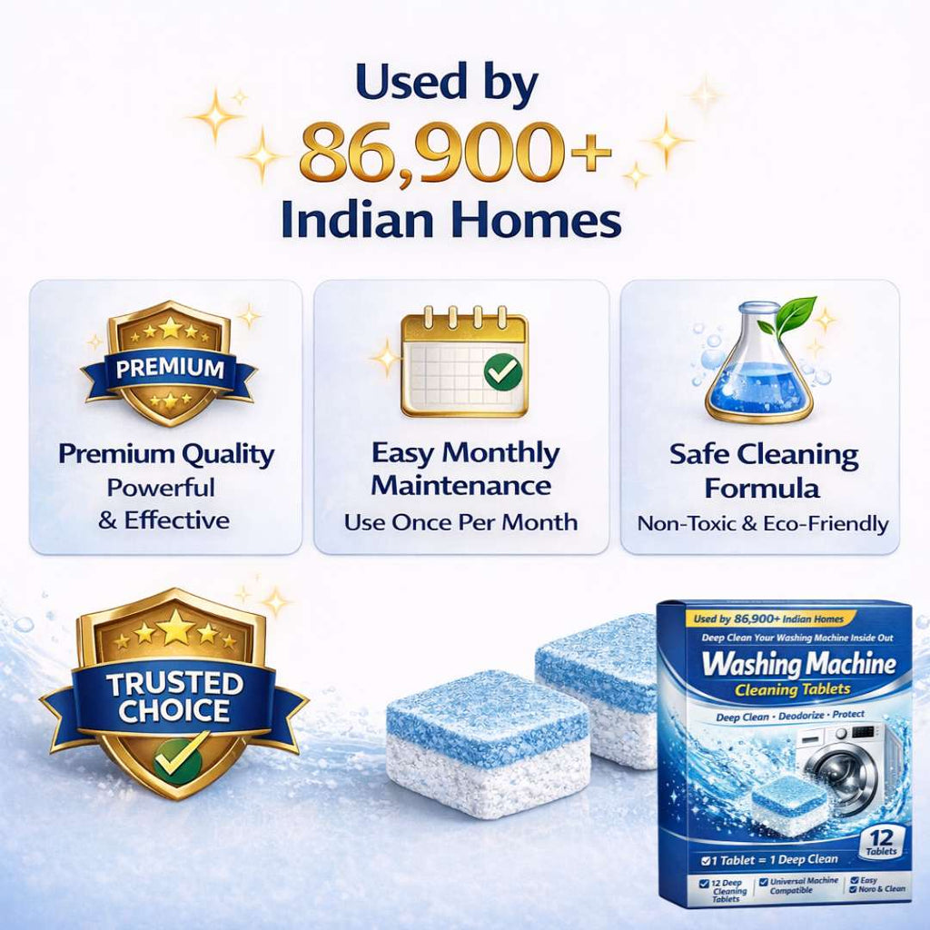Powerful Washing Machine Cleaning Tablets | BUY 1 GET 1 FREE!