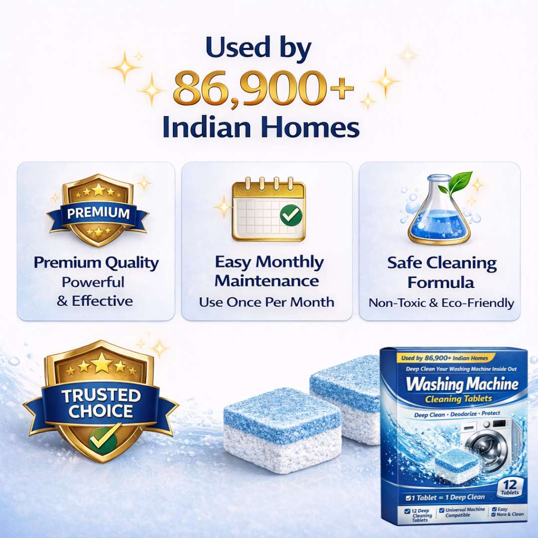 Powerful Washing Machine Cleaning Tablets | BUY 1 GET 1 FREE!